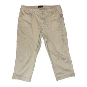 Lee Relaxed Fit Mid Rise Khaki Pants